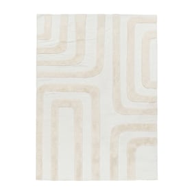 Wollen vloerkleed - Judith Lines Creme - sfeer