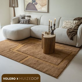 Wollen vloerkleed - Judith Pebble Bruin