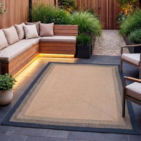 Binnen- & buiten vloerkleed - Florence Blauw 