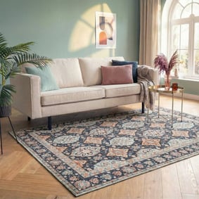 Vintage vloerkleed - Imagine Oriental Blauw