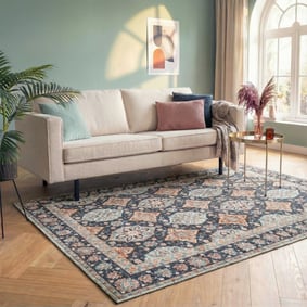 Vintage vloerkleed - Imagine Oriental Blauw