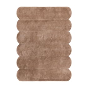 Organisch vloerkleed - Chester Lines Bruin - product