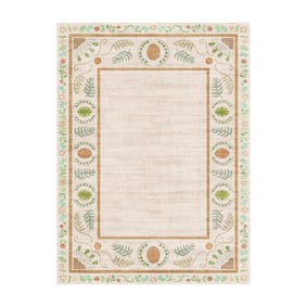 Buitenvloerkleed - Maui Border Roze - product