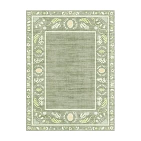 Buitenvloerkleed - Maui Border Groen - product