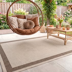 Jute buitenkleed - Nomad Edge Creme