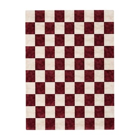 Checkerboard vloerkleed - Blox Rood - product