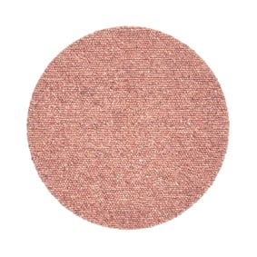 Rond wollen vloerkleed - Feline Terracotta - sfeer