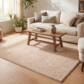 Hoogpolig vloerkleed - Lofty Beige