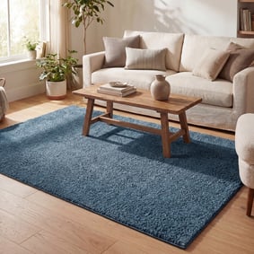 Hoogpolig vloerkleed - Lofty Blauw