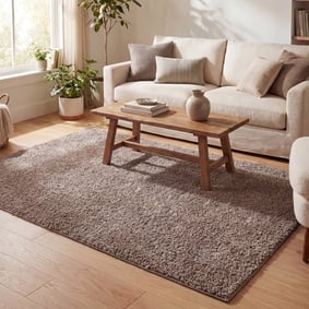 Hoogpolig vloerkleed - Lofty Taupe