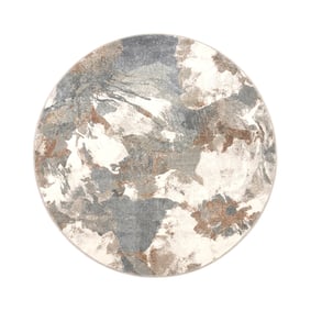 Rond wasbaar vloerkleed - Misha Flow Multicolor - sfeer