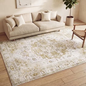 Vintage vloerkleed - Lago Groen/Creme