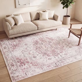 Vintage vloerkleed - Lago Rood/Roze