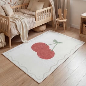 Wasbaar kindervloerkleed - Mick Kers Rood