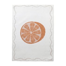 Wasbaar kindervloerkleed - Mick Sinaasappel Oranje - product