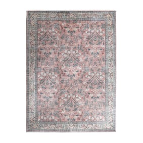 Vintage vloerkleed - Matteo Floral Terra/Beige - product