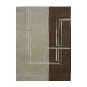 Wollen vloerkleed - Harvey Lines Creme - product