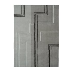 Wollen vloerkleed - Harvey Lines Grijs - product