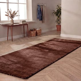 Wasbare loper - Clean Donkerbruin