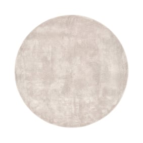 Rond wollen vloerkleed - Leone Wit - product