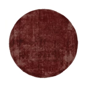 Rond wollen vloerkleed - Leone Rood - product