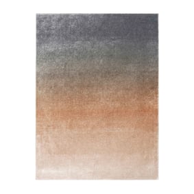 Abstract vloerkleed - Mellow Blauw/Terra - sfeer