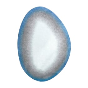 Organisch vloerkleed - Mellow Blauw - product