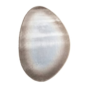 Organisch vloerkleed - Mellow Blauw/Taupe - product