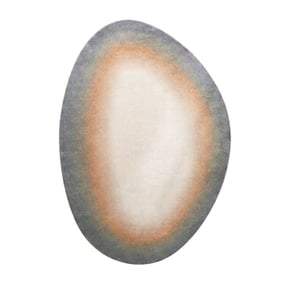 Organisch vloerkleed - Mellow Blauw/Terra - product