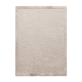 Laagpolig vloerkleed - Elena Border Beige - product