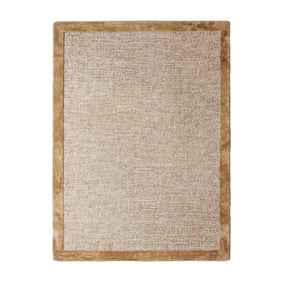 Laagpolig vloerkleed - Elena Border Bruin - sfeer