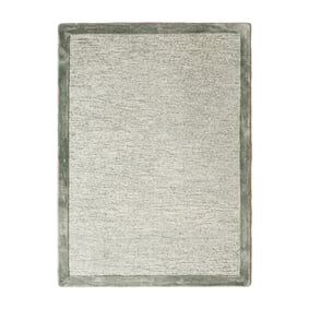 Laagpolig vloerkleed - Elena Border Groen - sfeer