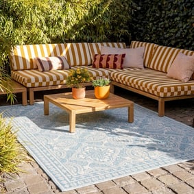 Buitenkleed - Summer Oriental Lichtblauw
