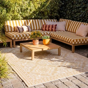 Buitenkleed - Summer Oriental Geel