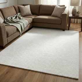 Laagpolig vloerkleed - Juliette Stripes Creme