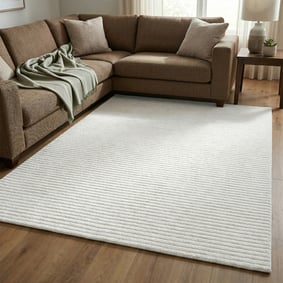 Laagpolig vloerkleed - Juliette Stripes Creme
