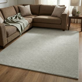 Laagpolig vloerkleed - Juliette Stripes Groen