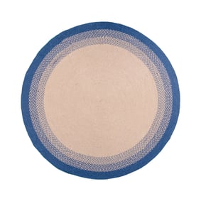 Rond binnen- & buitenkleed - Florence Blauw - sfeer