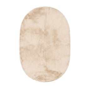 Ovaal laagpolig vloerkleed - Cozy Creme - sfeer