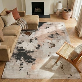 Abstract vloerkleed - Amelie Roze