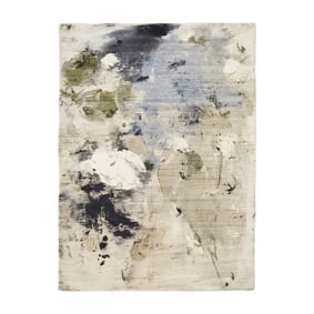 Abstract vloerkleed - Amelie Donkerblauw - sfeer