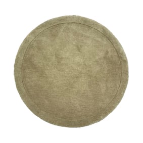 Rond vloerkleed - Isara Border Olijfgroen - product