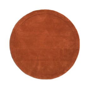 Rond vloerkleed - Isara Border Terracotta - product