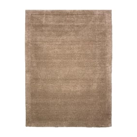 Wollen vloerkleed - Isara Border Bruin - product
