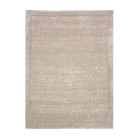 Wollen vloerkleed - Isara Border Creme - sfeer