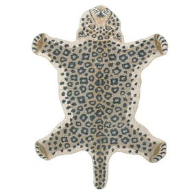 Wasbaar kindervloerkleed - Wild Panter Naturel - product