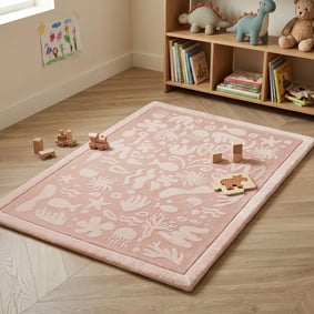 Wasbaar speelkleed - Flo Roze