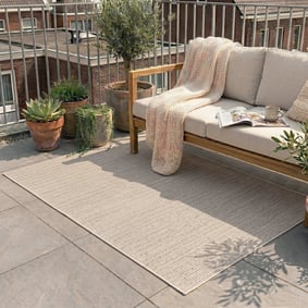 Jute buitenkleed - Nomad Melange Creme