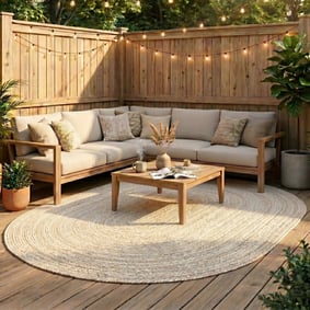 Ovaal binnen- & buitenkleed - Bali Beige
