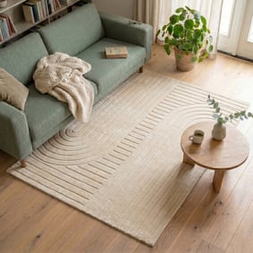 Scandinavisch vloerkleed - Charm Arches Beige
